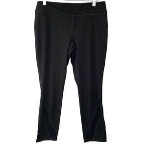 Susan Lucci Black athletic leggings Medium Petite
